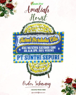 Papan Bunga Duka di Bungus Barat