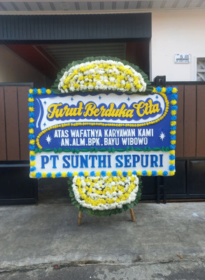 Papan Bunga Duka di Bungus Barat